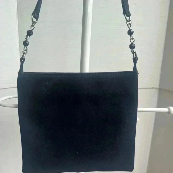 Black Satin Guess Crossbody/shoulder Bag - Picture 2 of 8